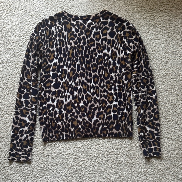J Crew Leopard Cardigan - Picture 4 of 5